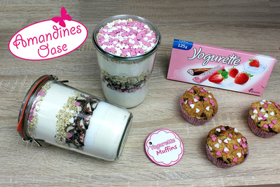 Yogurette-Muffins Backmischung im Glas